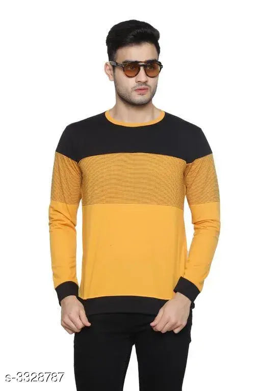 Colorblocked cotton long sleeve men's shirt, stylish fashion wear from India