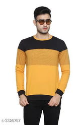 Stylish long-sleeve colorblocked cotton shirts for men, India origin