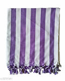 Exotic cotton striped single bed blanket, 180 thread count, 87in x 47in, made in India