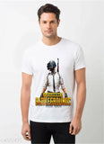 Trendy printed polyester t-shirt, short sleeves, available in sizes M, L, XL, XXL. Made in India