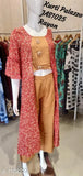 Rayon solid short kurta with palazzos, women's fashionable three-quarter sleeve set in India