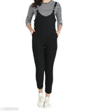 Multicolor striped cotton jumpsuit for women, three-quarter sleeves, size N (S: 36/44/28, M: 38/44/30), India origin