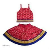 Alluring cotton girls lehanga cholis, vibrant Indian traditional wear for ages 6 months to 6 years