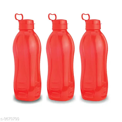 Red BPA-free jumbo water bottle set, leak-proof and sturdy, for home, office, or gym use