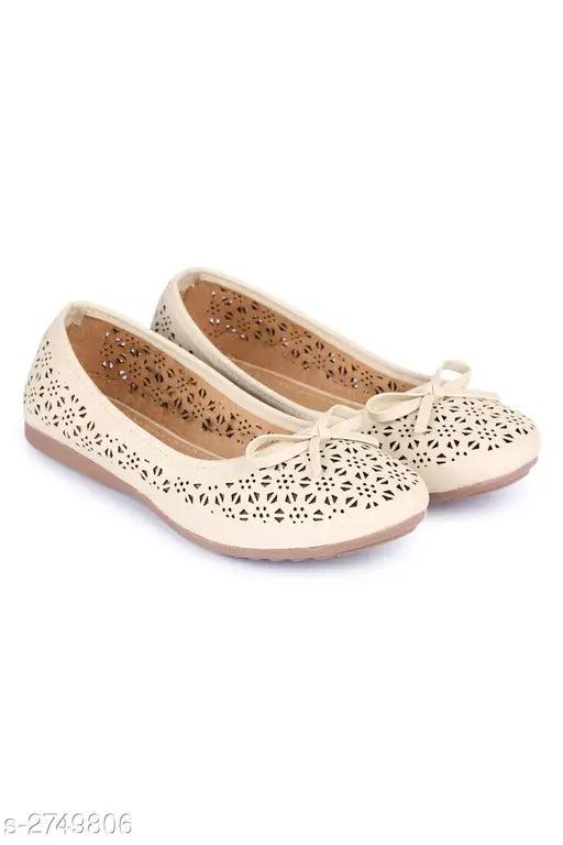 Synthetic Women's Bellie: Trendy, closed back ballet flats for women, Indian origin