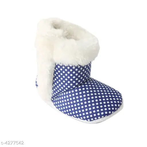 Cotton-outer, fabric-sole Fancy Kids Casual Shoe in vibrant design, slip-on for age groups (0M-6M, 6M-12M), made in India