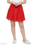 XS-XL Crochet solid designer skirt, Indian women's fashion stitched skirt