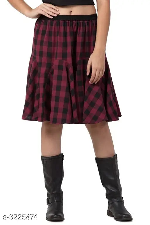 Indian-made stylish women's trendy skirt in sizes 26, 28, 30, 32, 34, 36