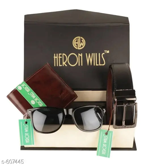 Leather free size men's utilities, attractive solid pattern from India