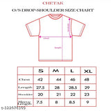 Black oversized cotton t-shirt for men, solid net style, trendy and comfortable