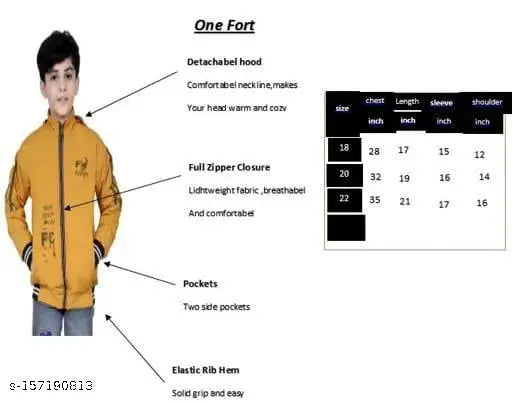 Navy blue Georgette cotton blend jacket for boys aged 10-11. Water-resistant, multi-functional design with multiple pockets