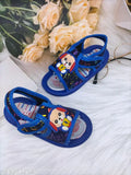Black EVA sole Mickey print Doggy RBL shoes for boys, ideal for musical play, origin India