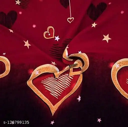 Microfiber floral double king bedsheets combo pack of 2 with 4 pillow covers for heavy winter use, ideal for adults