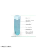 Multi-colored, unbreakable 1L food-grade plastic fridge square water bottle with soft mat finish, leak-proof and BPA-free