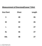 Oversized loose cotton t-shirt in cozy cotton blend fabric, perfect for various occasions and designed for comfort, India