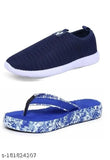 Mesh Women's & Girls Walking Casual Shoes combo in india-5 to india-8 - Embellished trekking flip flops