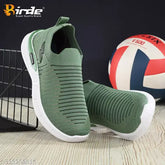 Breathable mesh & PVC memory foam kids sports shoes, stylish, lightweight, slip-on design - ideal for boys' regular wear