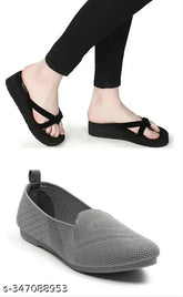 Indian Mesh Loafers, stylish & skin-friendly for women & girls (size: IND-5, IND-6, IND-7, IND-8), comfortable and durable slippers