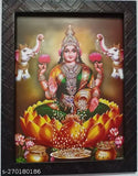Synthetic resin Maha Lakshmi Devi statue, Hindu goddess of prosperity, India origin