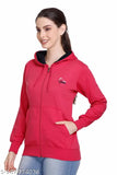 Fleece sweatshirts, solid color long-sleeved tops for men and women in various sizes from S to XXL. Made in India