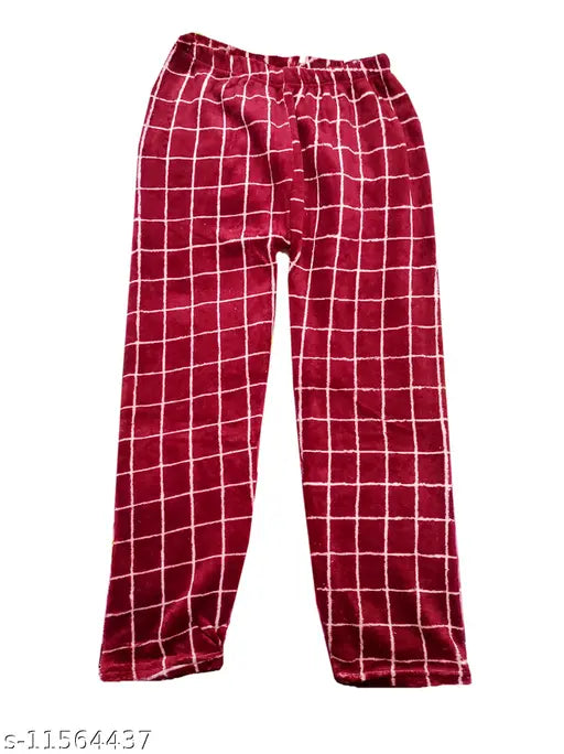 Winter Kashika Haze fleece velvet tap bottom set/nightsuit, long-sleeved loungewear from India