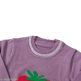 Woolen unisex winter sweater, lightweight self-design for babies (1-2 years), Morvika India