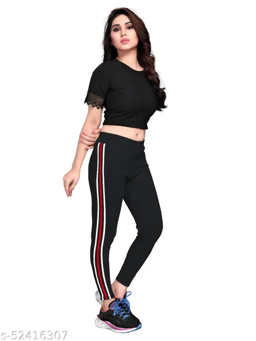 Cotton blend solid jeggings for women pack of 3 (sizes 26-34, made in India)