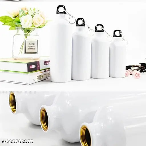 Personalized white aluminium photo printed kids sipper bottle, 750ml, leak-proof, for birthday and anniversary gifts