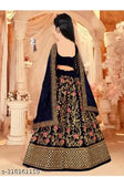 Velvet embroidered kids lehenga choli, Indian designer fashion for girls aged 3-16 years
