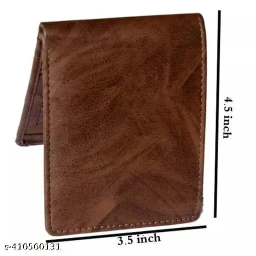 Trendy Zubex PU Leather Wallet, two zip-lock pockets, five card slots, two compartments, printed pattern, free size (11cm x 9cm), high-quality accessory from India