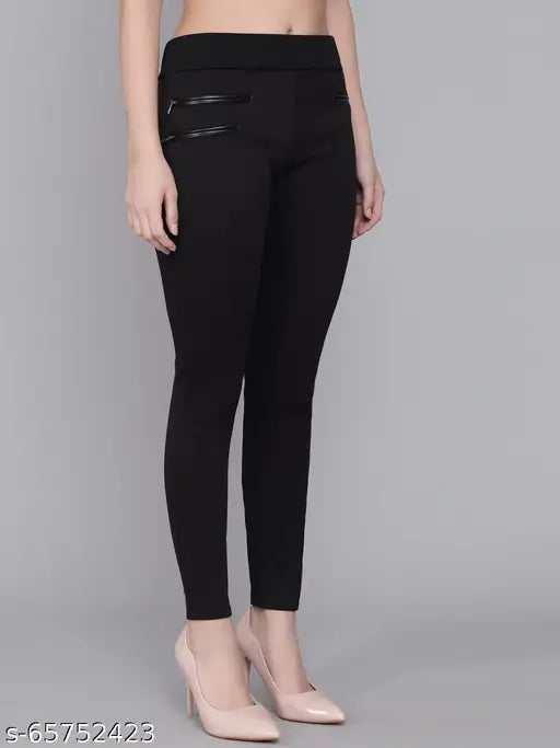 Stretchable lycra jegging, comfortable for all body types, stylish fashion wear in various sizes and lengths
