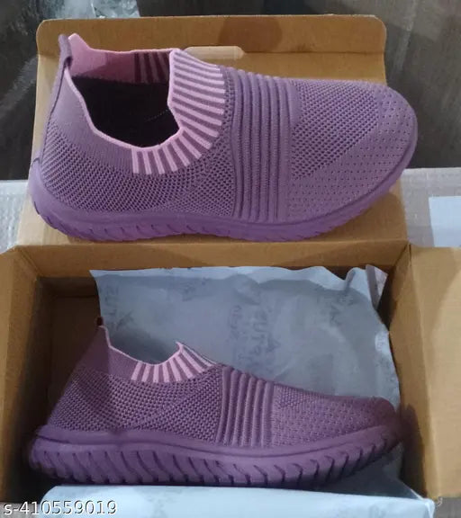 Mesh slip-on girls casual shoes, trendy & lightweight, made in India (size: 1-9 years)