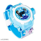 Digital Frozen projector watch with 24 images, kids' birthday gift. Fun and fashionable Frozen-themed timepiece