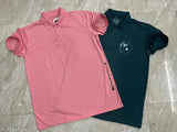 Cotton blend half sleeve polo t-shirts for men pack of 2, L & 5XL sizes
