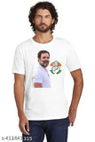 Lycra Rahul Gandhi printed t-shirt, short sleeves, India origin