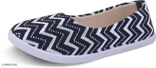Comfortable & fashionable printed bellies (IND-7, IND-8) by J N GLOBE - Synthetic slip-on ballerinas for women and girls