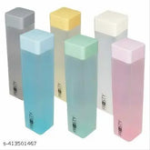 Multicolor, unbreakable food-grade plastic fridge square water bottle (1L), soft mat finish, BIS/ISI certified, leak-proof, reusable, eco-friendly hydration bottle