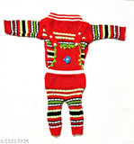 Wool colorblocked sweater for girls, 0-3 months, made in India