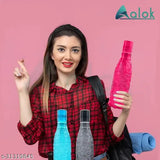 Crystal clear, spill-proof water bottle set - 3 pack of food grade plastic, India