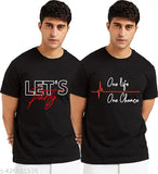 Printed cotton short-sleeve shirt set, two pieces, Indian-origin casual wear for men M/L/XL on hanger