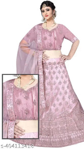 Heavy net diamond work designer Lehenga Choli in multi-color, embroidered, free size. Indian bridalwear with matching dupatta