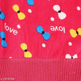 Velvet long sleeve sweatshirt with printed pattern, size 0-6 months, for babies, Indian origin