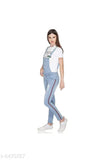 Classic retro denim sleeveless dungaree jumpsuit, dyed/washed in multiple sizes - India