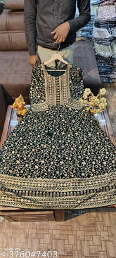 Jal printed Anarkali kurti for women, rayon three-quarter sleeves, vibrant Indian fashion