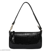 Canvas & leather quilted net sling bag with one compartment, free size (L5in x W1in x H11in), ideal for women's dynamic lifestyle