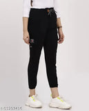 Toko joggers for girls, stretchable Lycra pants with elasticated waist (size 28-32), featuring four pockets. Indian made