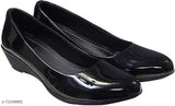 Patent leather slip-on ballerinas, Toshina Shoes King Bellies for women - comfortable casual footwear from India