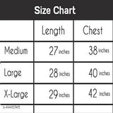 Trendy men's cotton t-shirt, short sleeves, printed design, size M, India-made