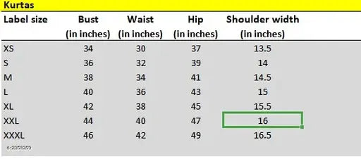 Three-quarter sleeve printed cotton kurti for women, vibrant Indian pattern on XS-XXL sizes