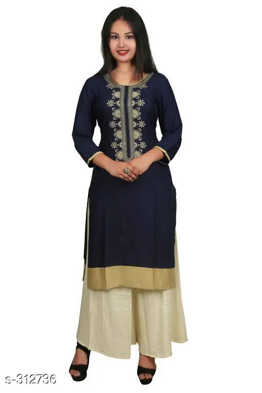 Stylish cotton kurti Palazzo set in XXL, Indian ethnic wear for women